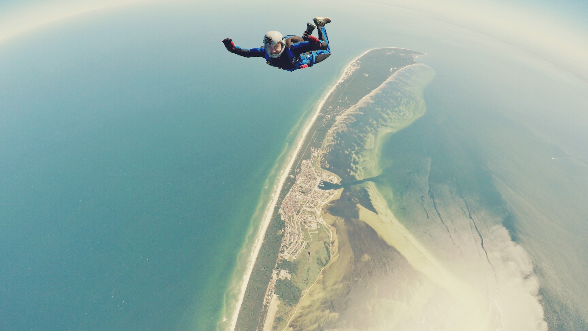 Skydiving in Fiji