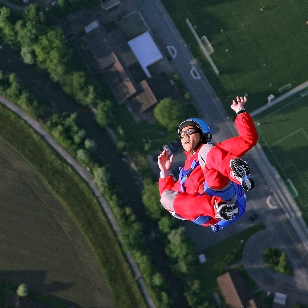 Skydiving in Fiji